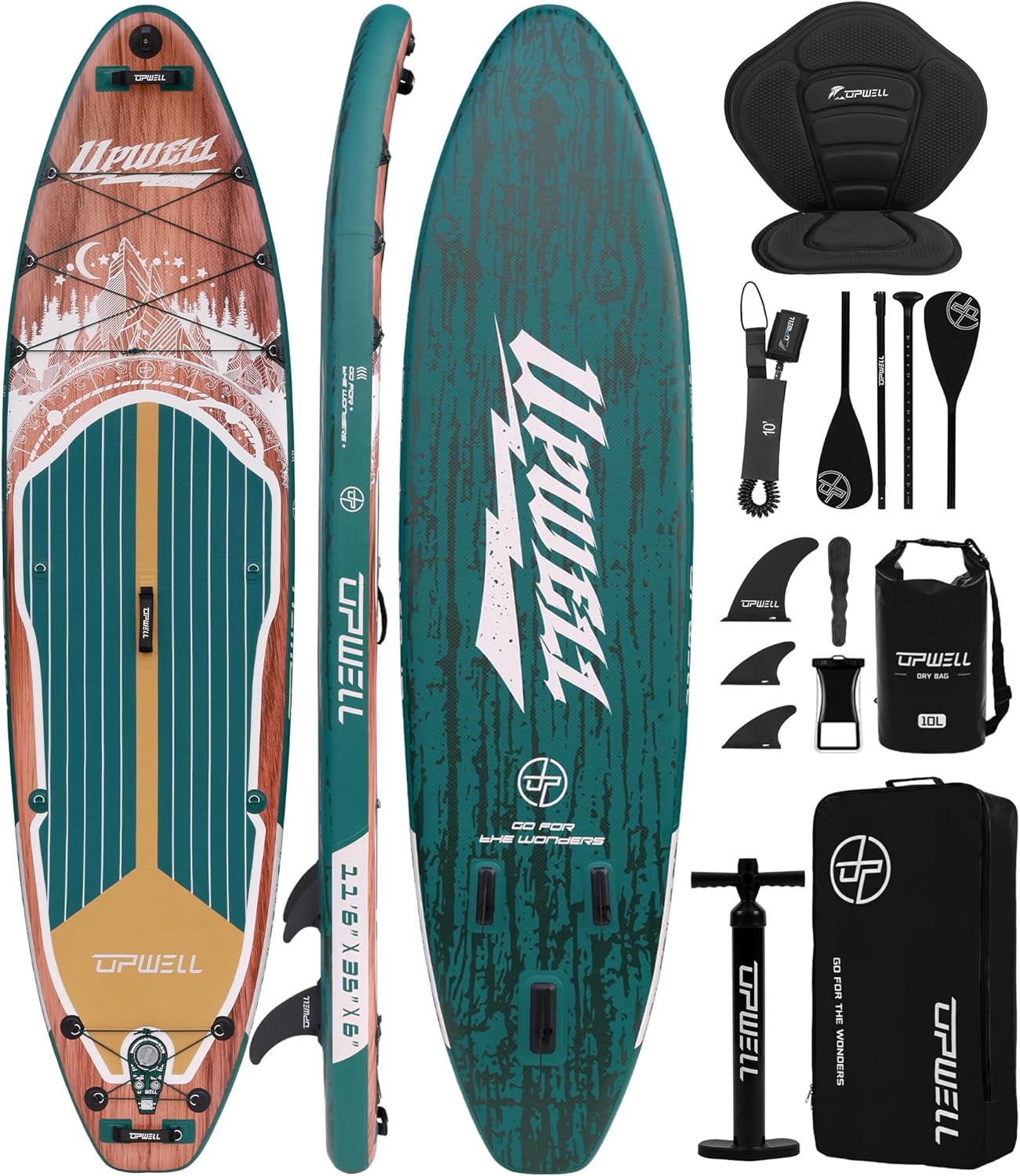 Stand Up Paddle Leash - Opblaasbaar Stand Up Paddleboard 10'6