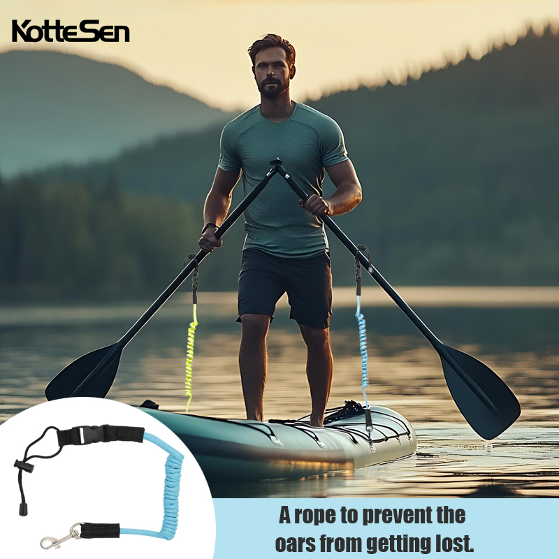 Stand Up Paddle Leash - Paddle-touw, anti-verlies veiligheidstouw voor opblaasbare kajaks,